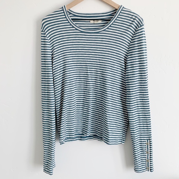 Madewell Tops - Madewell longsleeve knit striped top